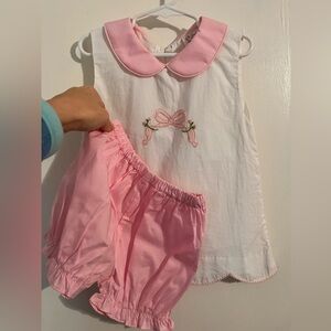 Smocking place Bloomer set